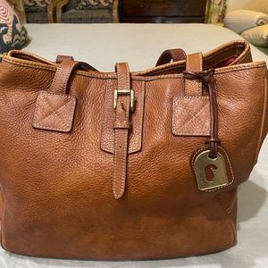 Dooney & Bourke Brown leather shoulder bag